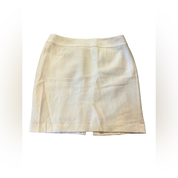 Banana Republic Cream Mini Skirt with Clean High Waist - Picture 2 of 5
